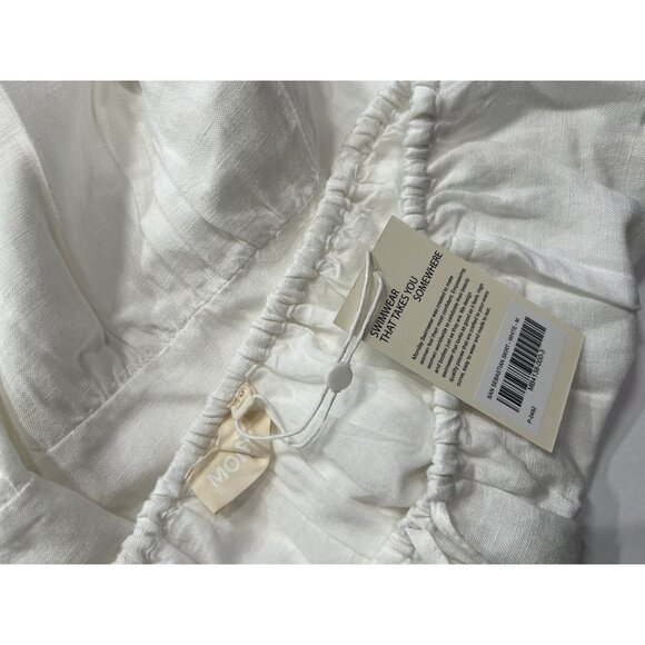 MONDAY Swimwear San Sebastian Skirt in White - Picture 5 of 5